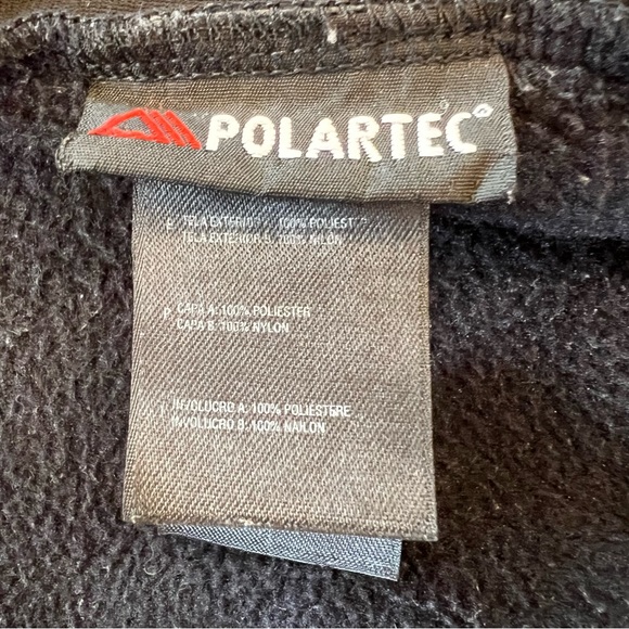 🎉HP🎉 Vintage The North Face Denali Black Polartec Full-Zip Fleece Jacket Large - Picture 10 of 14